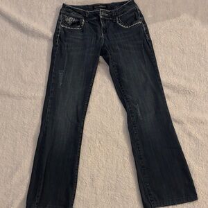 Cello Women's Dark Blue Boot Cut Jeans